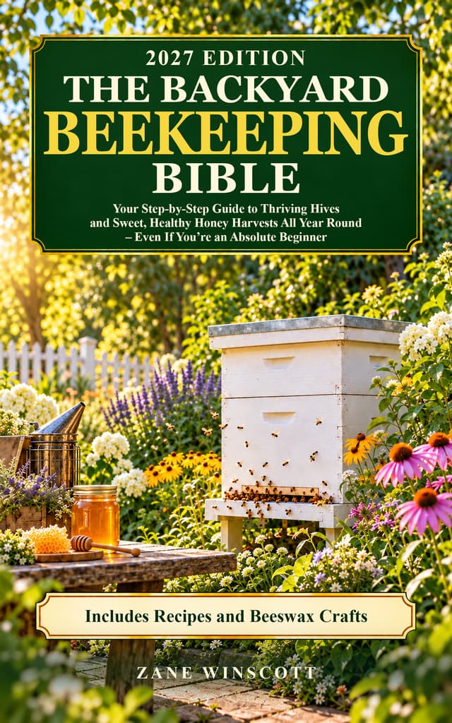 Cover of Backyard Beekeeping Bible