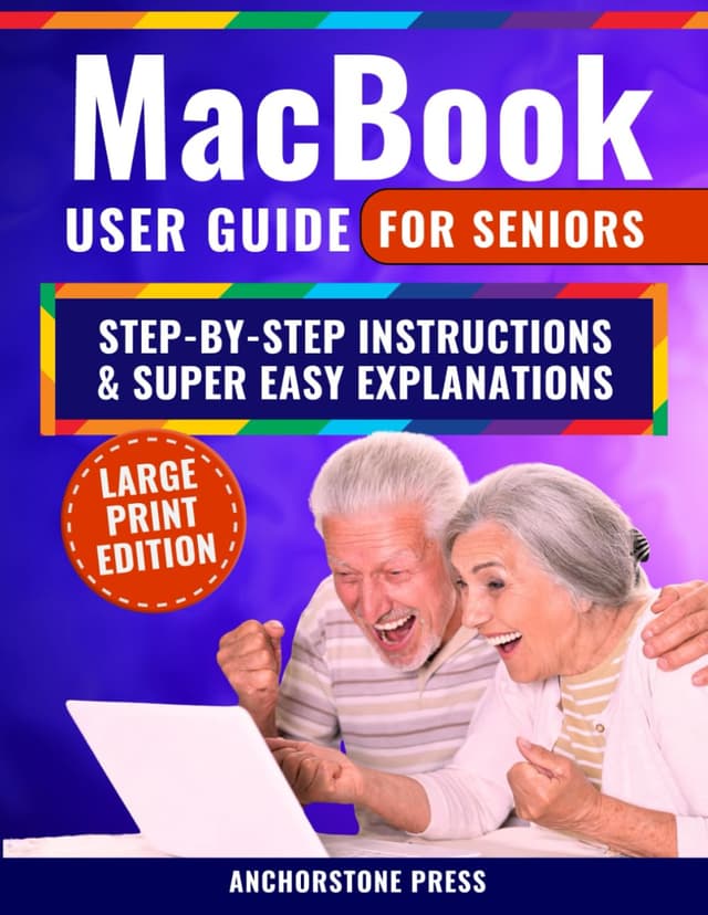 Cover of MacBook User Guide for Seniors