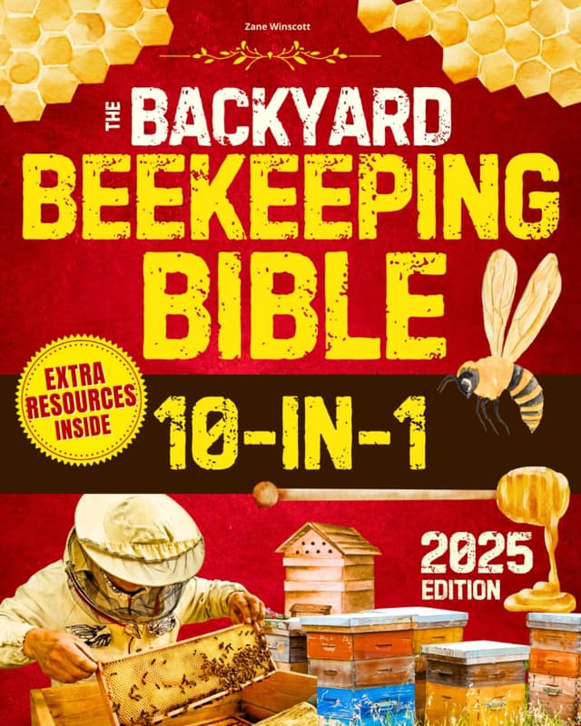 Cover of Backyard Beekeeping Bible