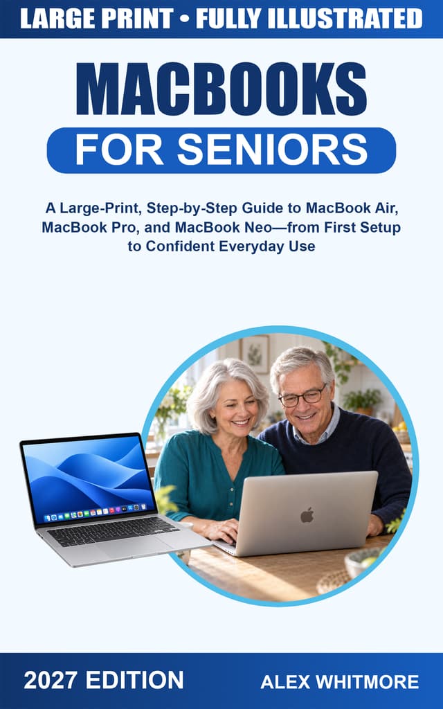 Cover of MacBook User Guide for Seniors