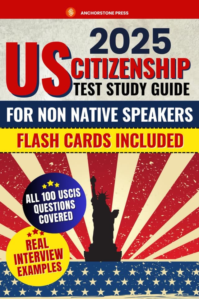 Cover of US Citizenship Test Study Guide